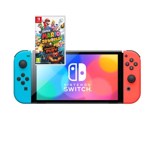 Nintendo Switch OLED + Super Mario 3D World Bowser’s Fury