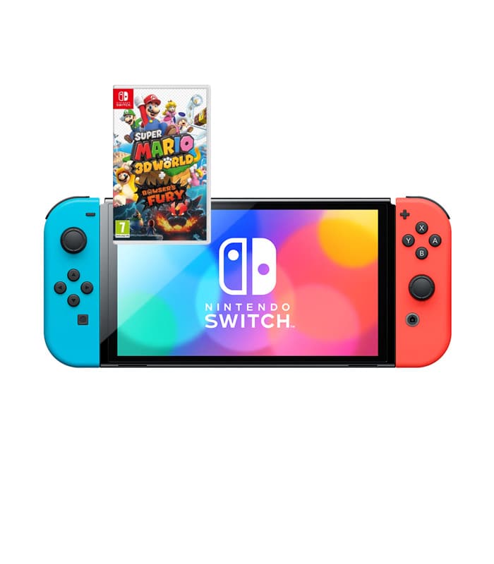 Nintendo Switch OLED + Super Mario 3D World Bowser’s Fury